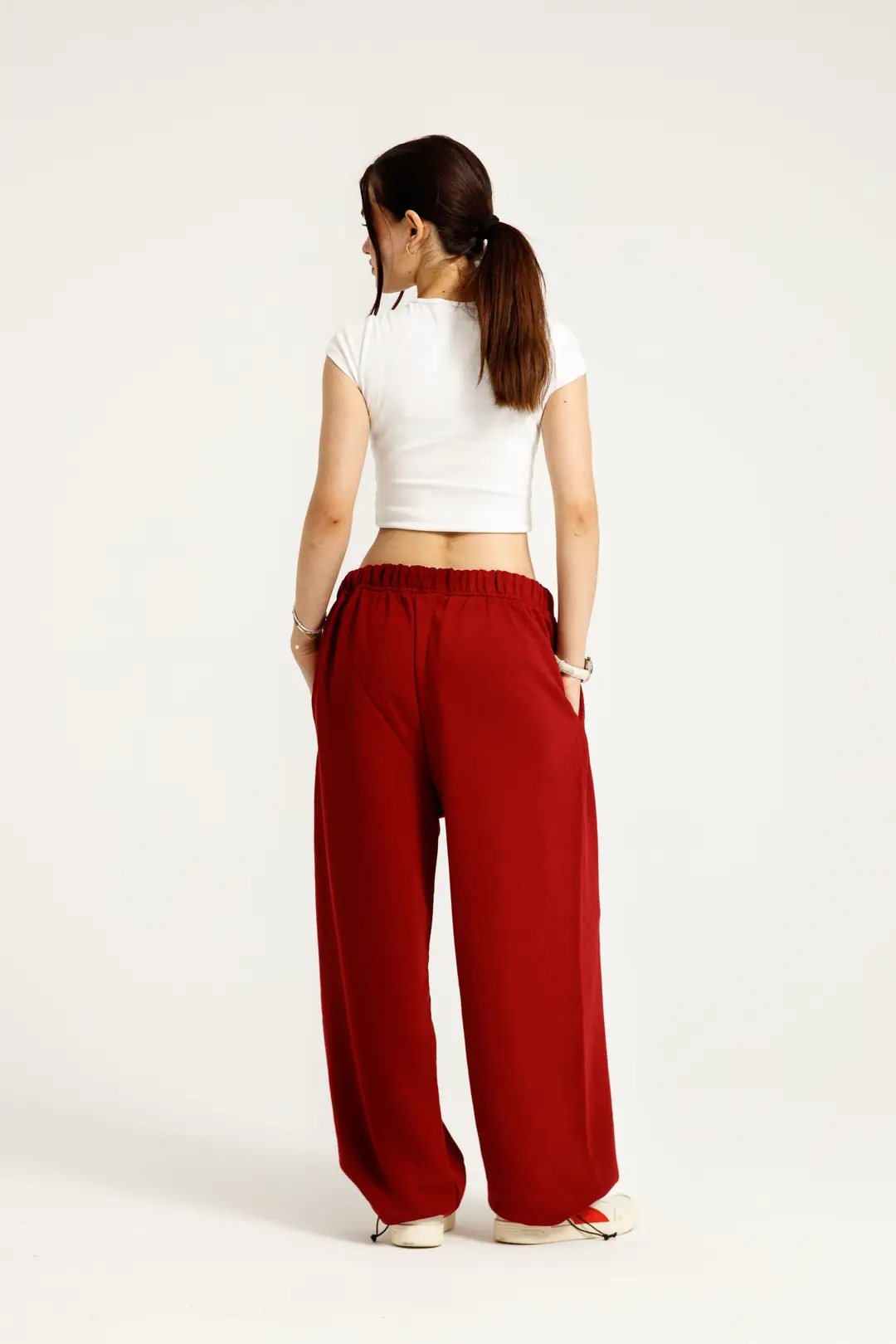 Athlo Ayarlanabilir Paça Oversize Unisex Eşofman Altı