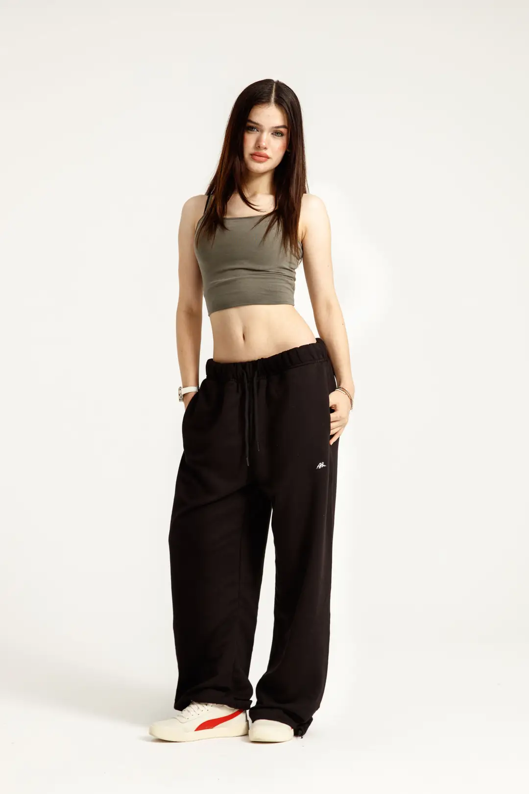 Athlo Ayarlanabilir Paça Oversize Unisex Eşofman Altı