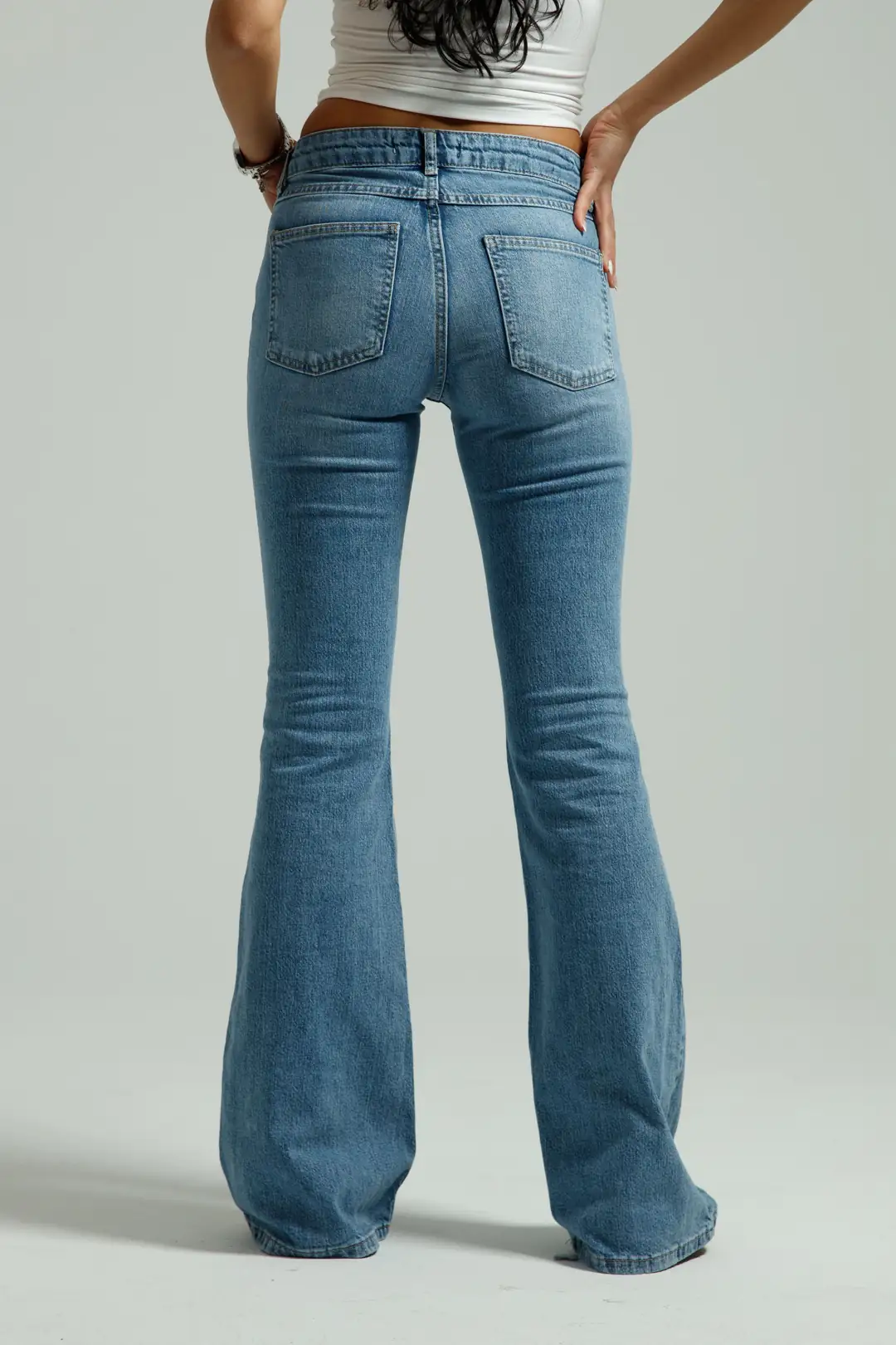 Buz Mavi Flare Jean