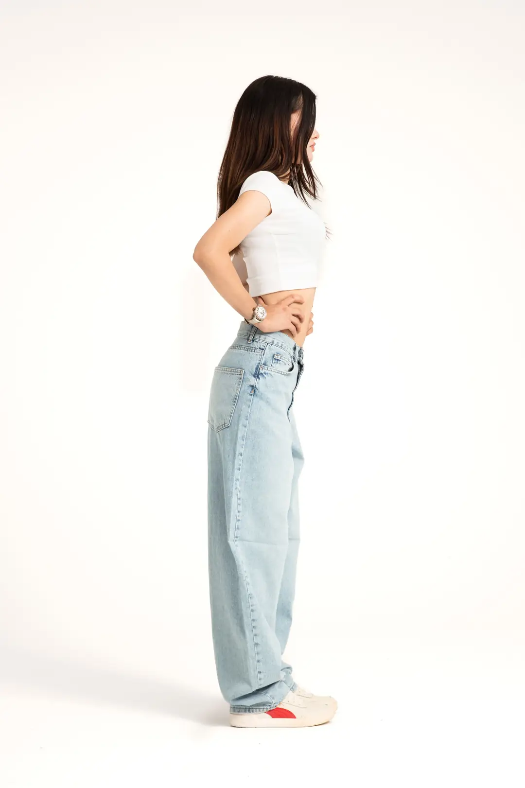 Buz Mavi Skater Jean