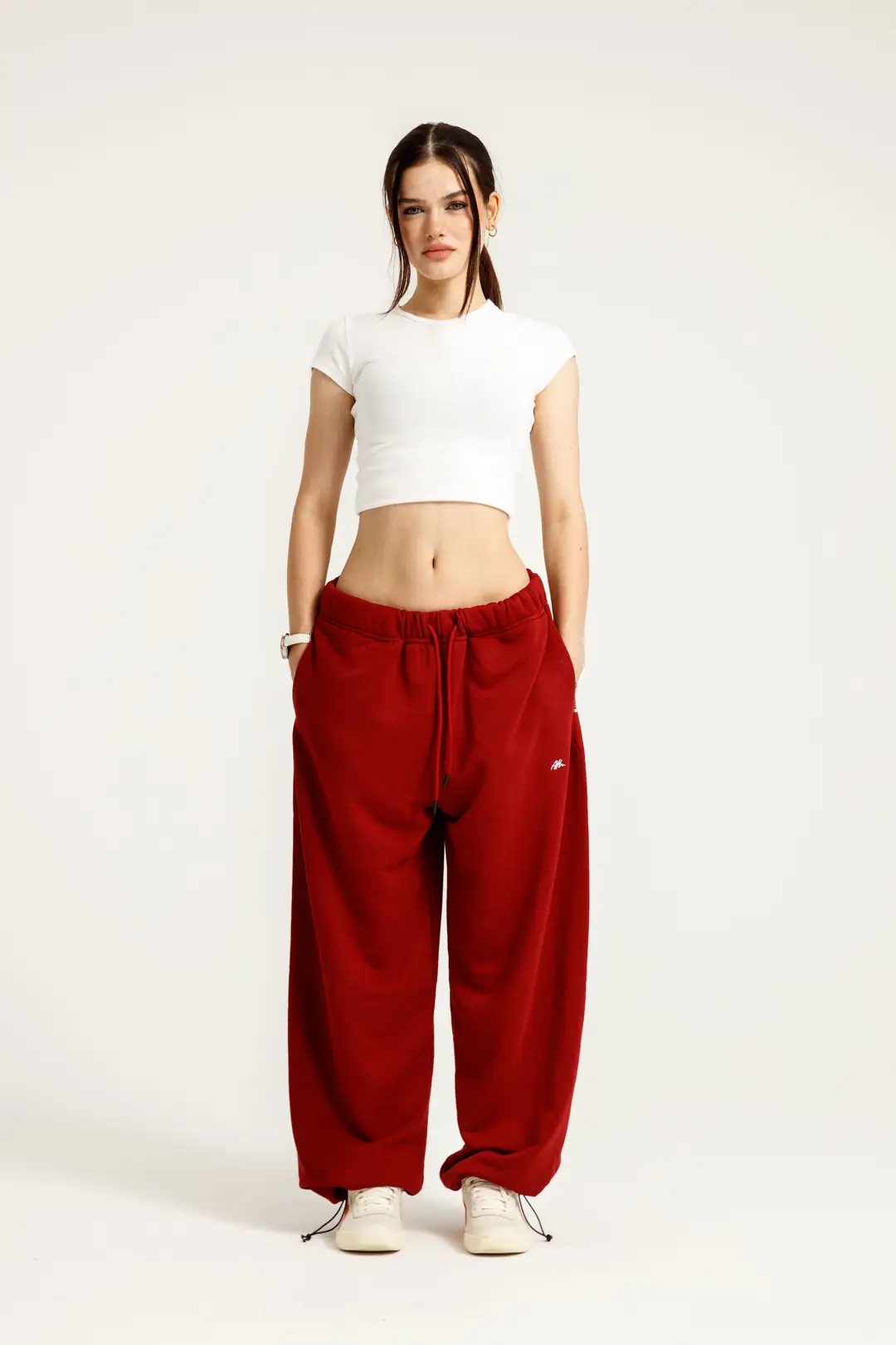 Athlo Ayarlanabilir Paça Oversize Unisex Eşofman Altı