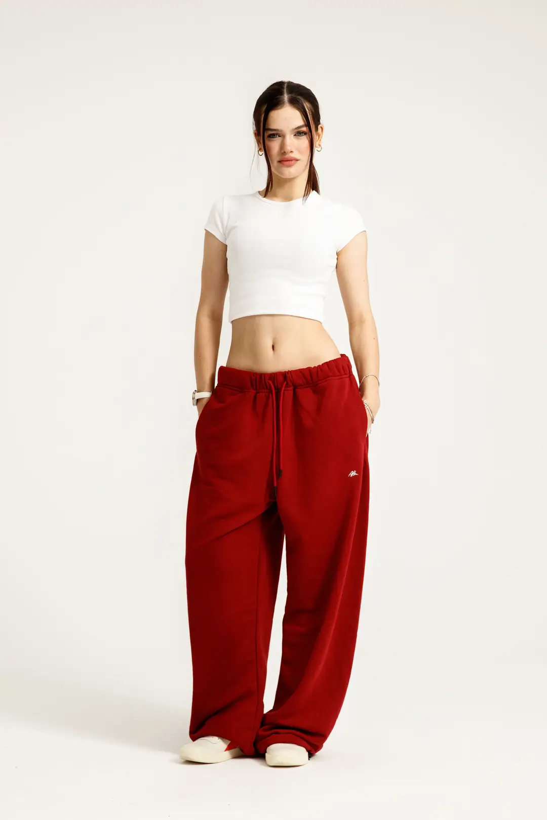 Athlo Ayarlanabilir Paça Oversize Unisex Eşofman Altı