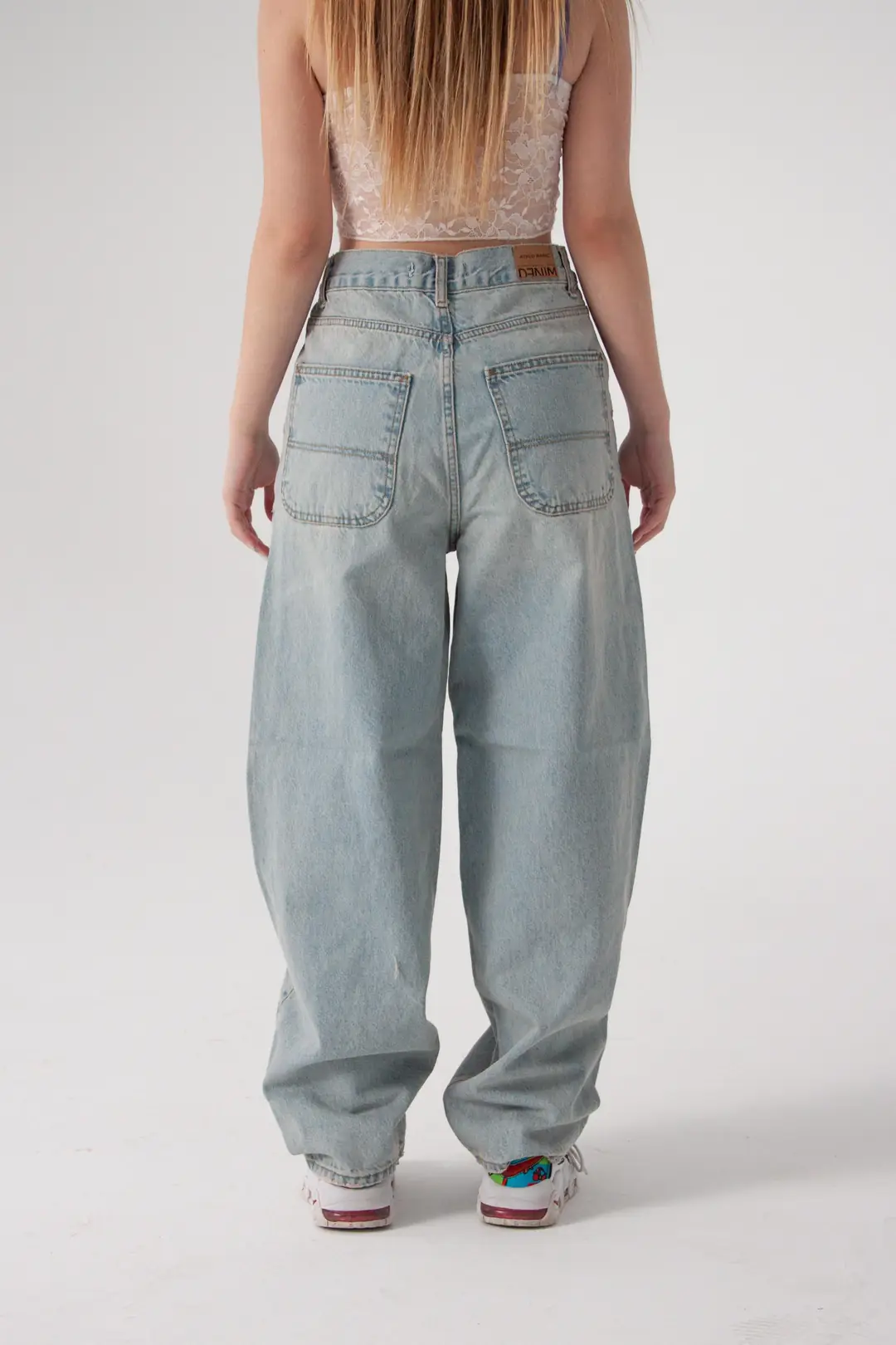 Açık Mavi Tint Skater Jean