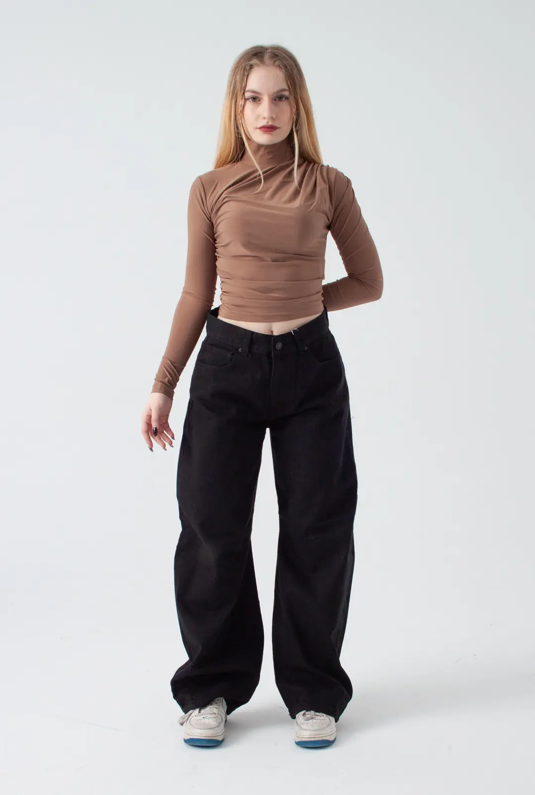 Siyah Baggy Jean