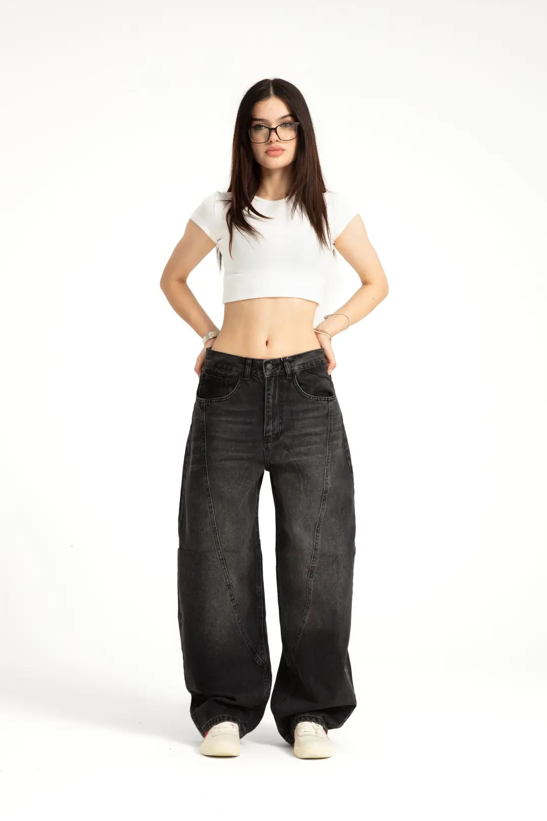 Ürün görseli: Antrasit Baggy Balloon Jean