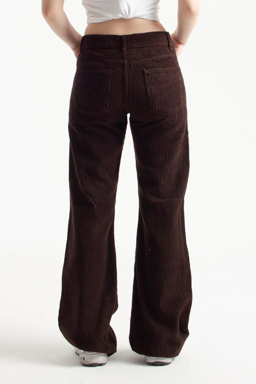 Kadife Kumaş Flare Jean