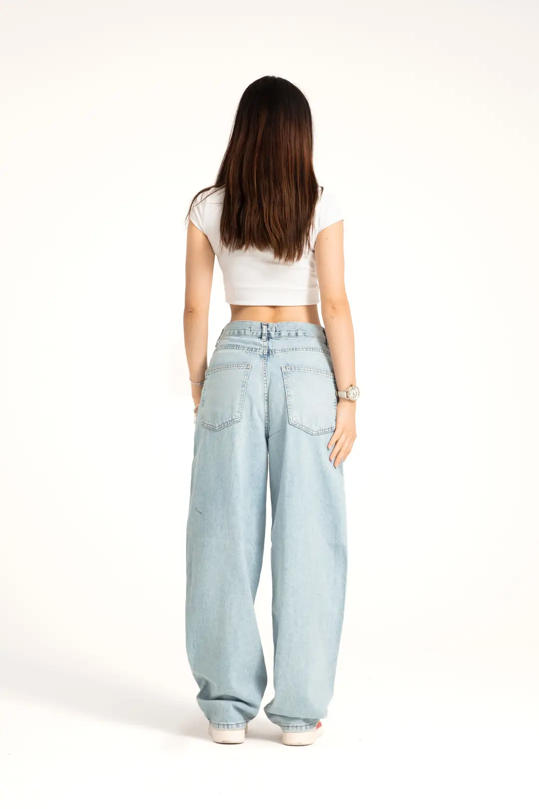 Buz Mavi Skater Jean