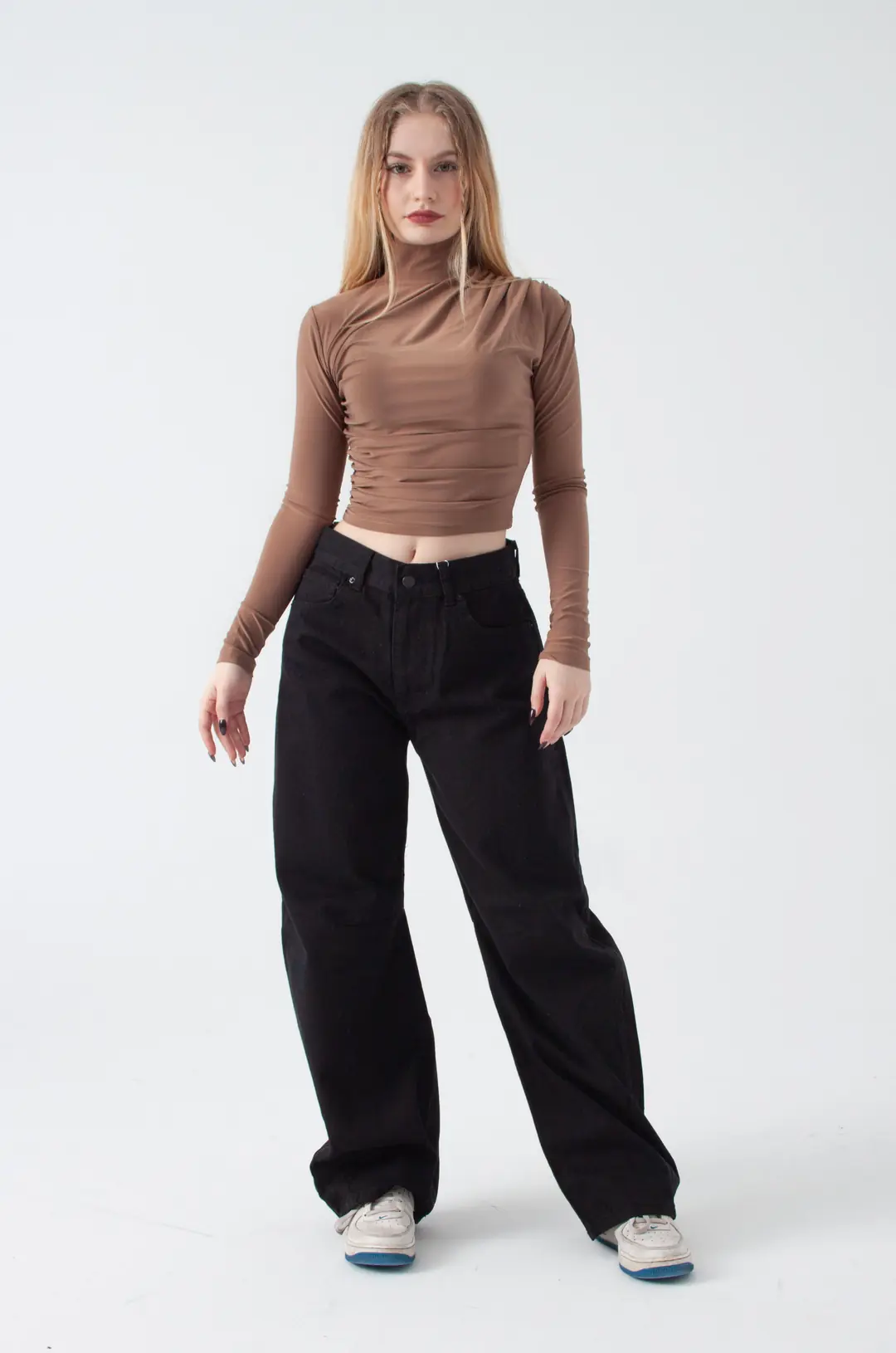 Siyah Baggy Jean