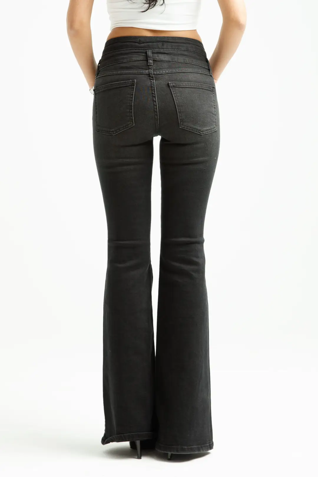 Antrasit Flare Jean