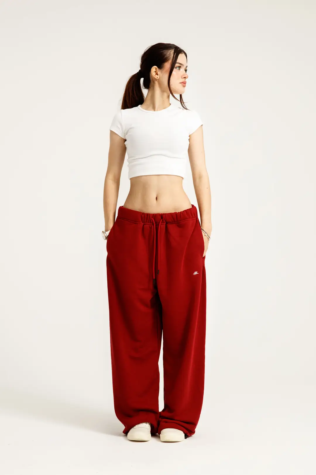 Athlo Ayarlanabilir Paça Oversize Unisex Eşofman Altı