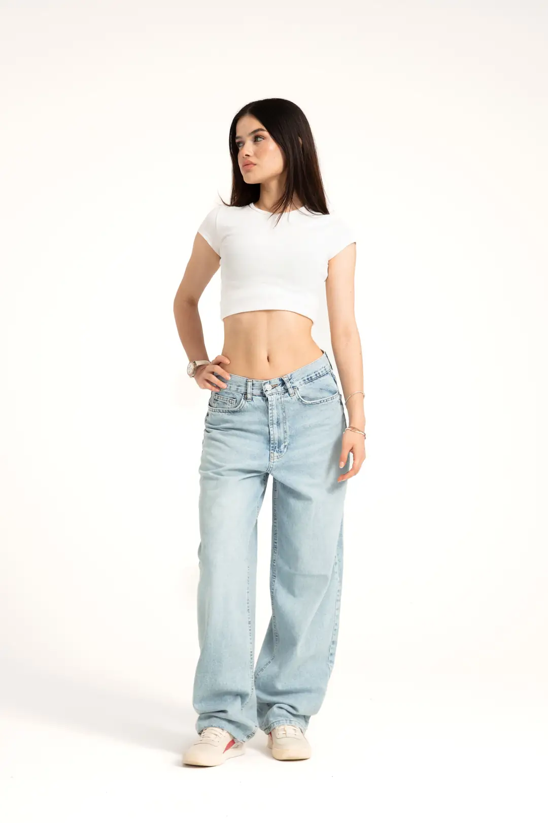 Buz Mavi Skater Jean