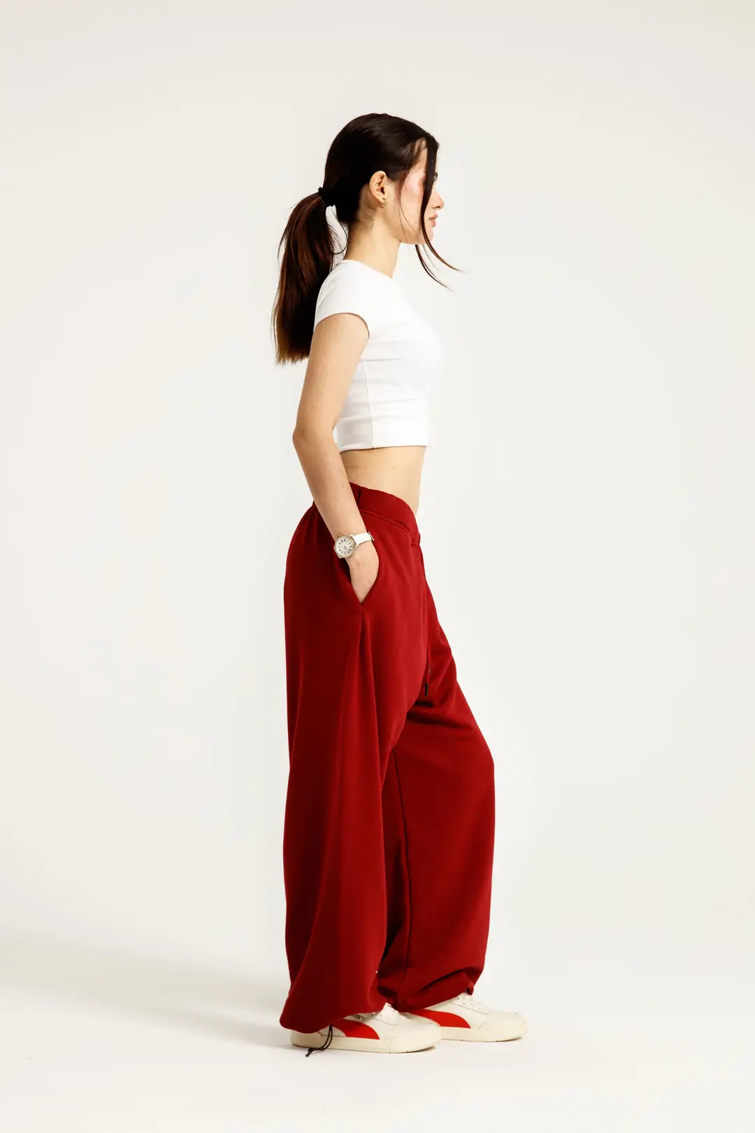 Athlo Ayarlanabilir Paça Oversize Unisex Eşofman Altı
