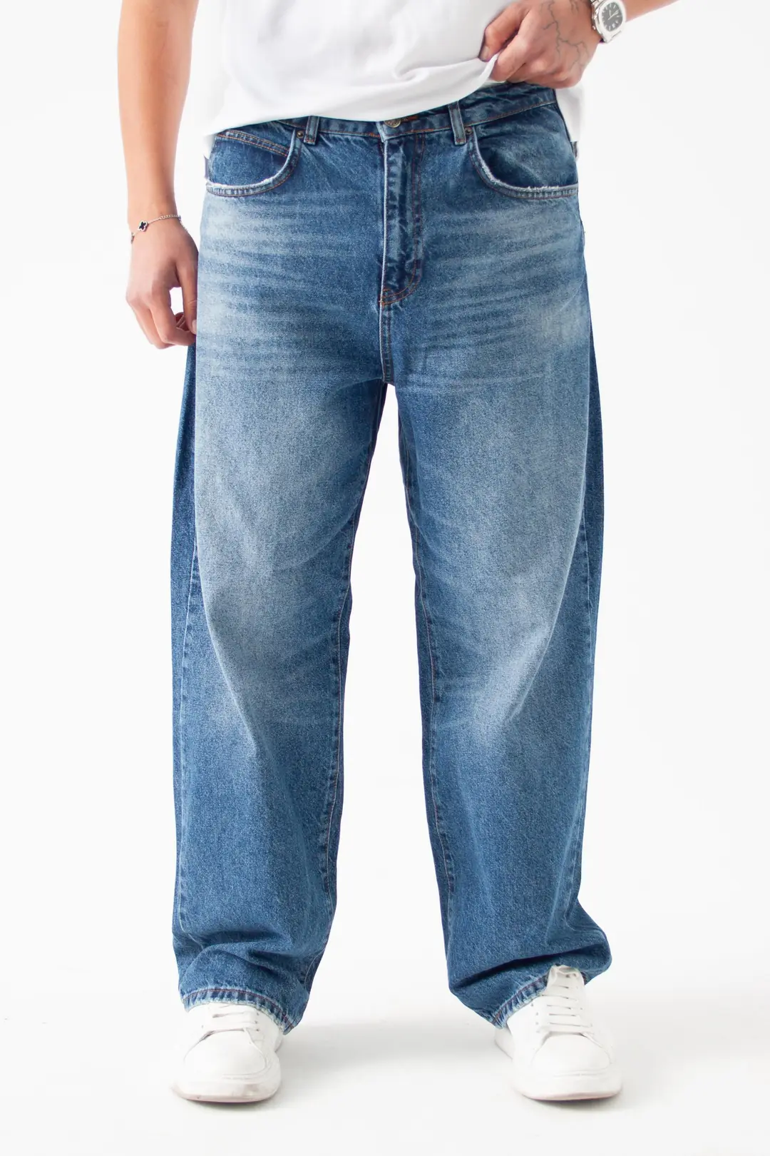 Ürün görseli: Mavi Relaxed Baggy Jean