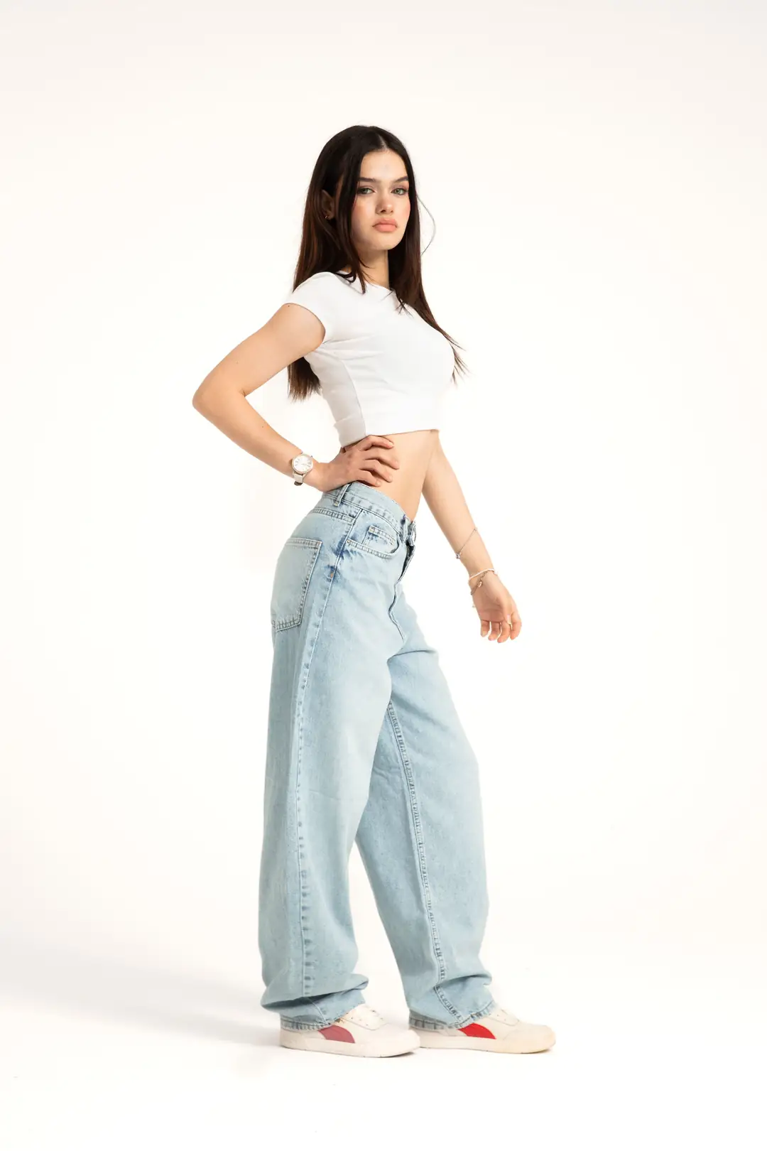 Buz Mavi Skater Jean