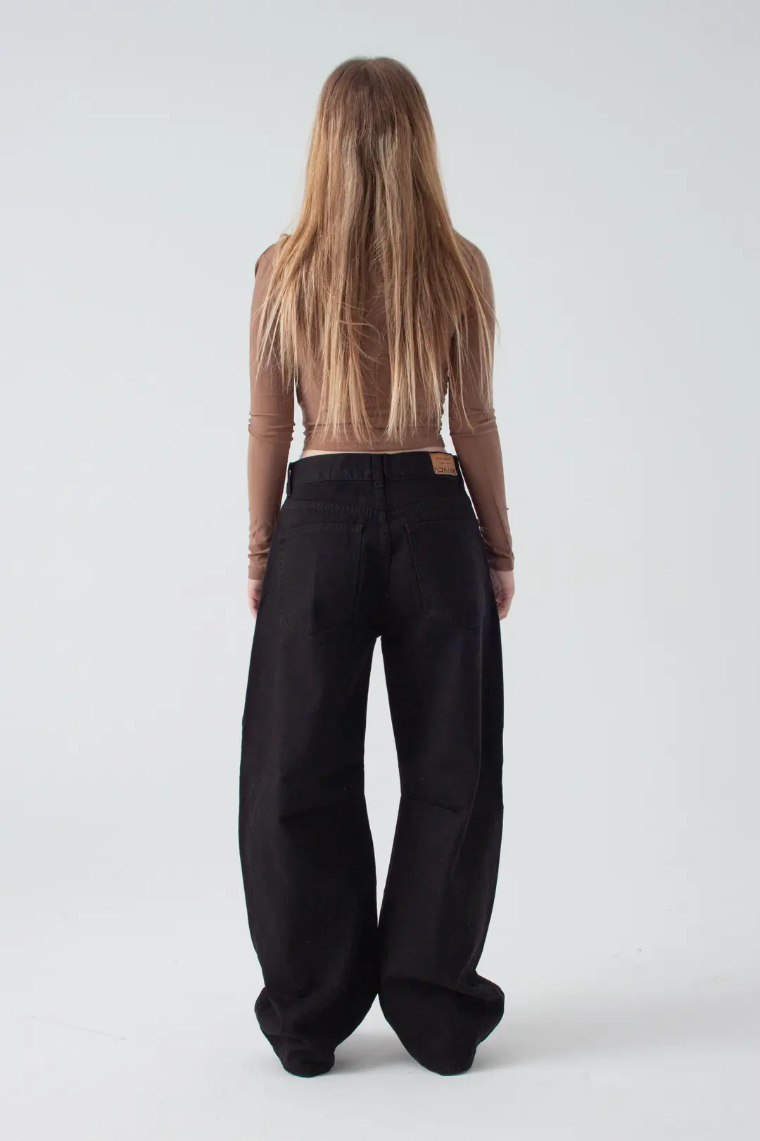 Siyah Baggy Jean