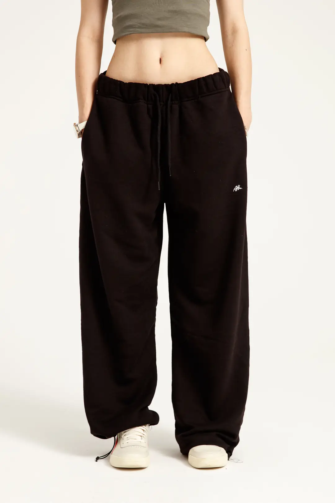 Athlo Ayarlanabilir Paça Oversize Unisex Eşofman Altı