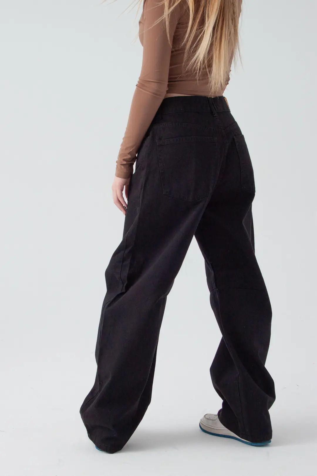 Siyah Baggy Jean